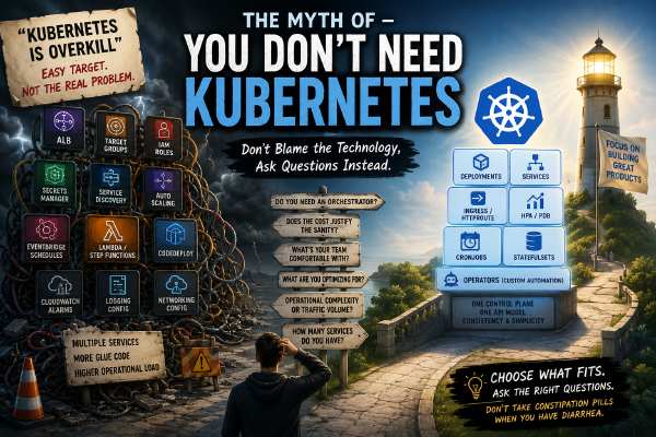 The Myth Of - You Don't Need Kubernetes